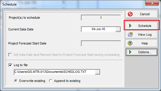 How to display Multiple Critical path in Primavera P6 - 4