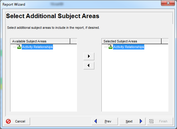 Filter activity by Relationship Type in Primavera P6 - 4