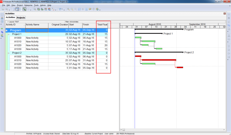 How to Display just one Critical path with Multiple projects open - 4