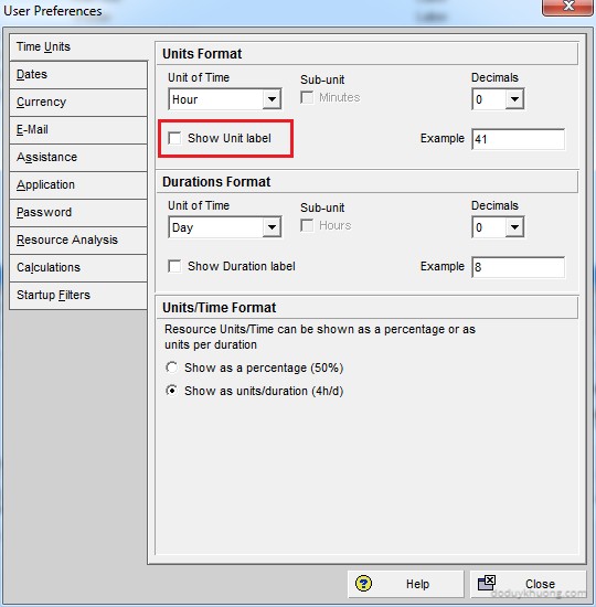 Why is Unit of Measure not showing in Resource Usage Profile in Primavera P6-3