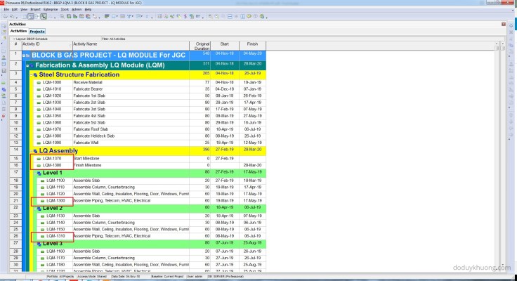 Renumber Activity ID for all activities to be ascending in Primavera P6-3