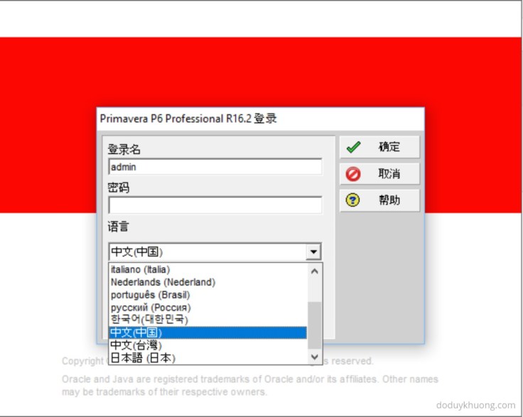 How to type Chinese character in Primavera P6 Professional-1