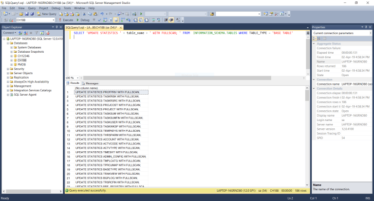 Primavera P6 SQL Server database slow loading data, performance issue ...