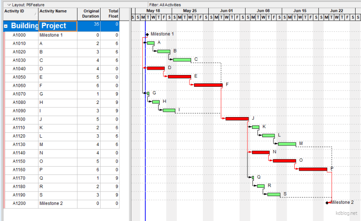 P6 Task View Khuong Do Blog – Primavera P6, Microsoft Project, Delay Analysis Tips ...